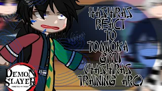 Hashiras react to Tomioka Giyu Secrets || Hashiras Training Arc || Kny react ||