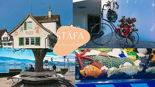 Walking around Stäfa Switzerland เดินสำรวจเมืองStäfaและชมวิวทะเลสาบซูริคในวันที่ร้านปิด |Vlog Winter