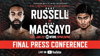 Gary Russell Jr. vs Mark Magsayo FINAL PRESS CONFERENCE | Watch Live