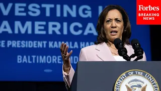 JUST IN: VP Kamala Harris Touts Climate Change Response Investments In Baltimore, Maryland