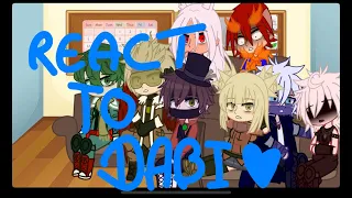 || bnha react to dabi || Gacha || gcrv || Bnha / mha || Shigadabi || XxJuxX ||