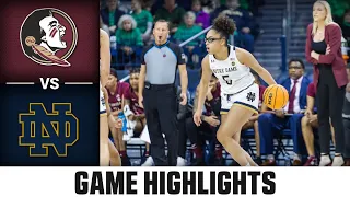 Florida State vs. Notre Dame Women's Basketball Highlights (2022-23)