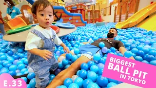Largest Kids Ball Pit in Tokyo Japan E.33