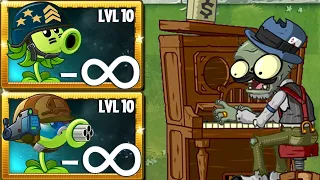 Every Plants POWER UP Infinite ! Vs 50 Pianist Zombies - Who will win ? - PvZ 2