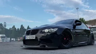 BMW M3 E92. Gintani tune, Pops and bangs, Bomiz exhaust