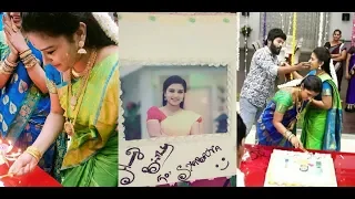 Sembaruthi Serial Parvathy Birthday Celebration @ Shooting spot