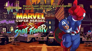 Marvel Super Heroes Vs Street Fighter OST Soundtrack - Captain America Theme