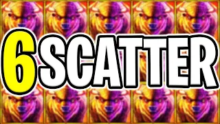 RARE 6 SCATTER BONUS 😵 €5.000 MAX BET BONUS 🔥 BUFFALO KING MEGAWAYS SLOT‼️