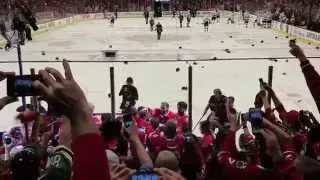 Chicago Blackhawks win 2015 Stanley Cup- View from my seats!