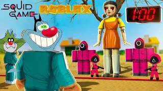 we played the most difficult squid game Games on Roblox! | oggy playing Roblox