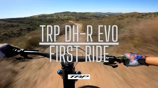 First Ride with the new Brakes! | TRP DH-R EVO | Santiago Oaks