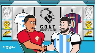 Messi and Ronaldo 🐐 The GOAT of The World