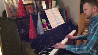 O Come,  O Come Emmanuel, arranged by Margaret Goldston.  Intermediate Christmas Piano Solo.