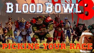 Picking your Team Blood Bowl 3