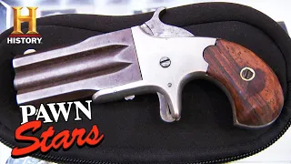 Pawn Stars: Over-Under Pistol Worth OVER THE TOP Money (Season 6) | History