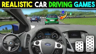 Top 5 Most *Realistic* car driving games for android l Best car driving games android 2022