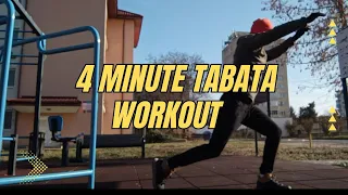 4 Minute TABATA WORKOUT | FULL BODY TABATA WORKOUT