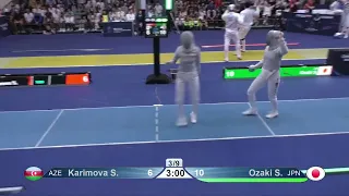 Milano 2023 Womens Sabre AZE vs JPN