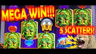 I DID IT AGAIN! 100 + FREE SPINS MEGA HUGE WIN on King of Africa Slot Machine!