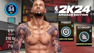 NBA 2K24 Arcade Edition My Career | BUILD CREATION & GAMEPLAY Part 1