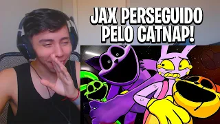 REACT Jax FUGIU do CATNAP no MUNDO do Smiling Critters VR