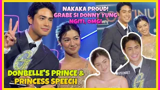 DONBELLE’s SPEECH!PRINCE & PRINCESS OF PHILIPPINE ENTERTAINMENT AWARD! Nakaka PROUD!|DONBELLE LATEST