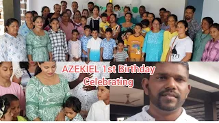 AZEKIEL 1st Birthday celebration at sun set at symphony/pool party/finally my husband..,.. Goan vlog