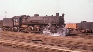 India Steam Locomotives Vintage Film