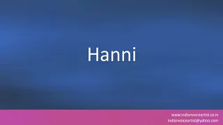 How to pronounce "Hanni". (NewJeans Member)