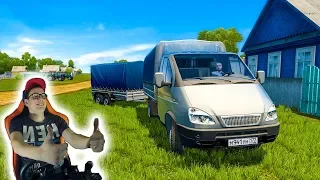 ПЕРЕЕЗД В ДЕРЕВНЮ! РАБОТАЮ ВОДИТЕЛЕМ ГРУЗОВОЙ ГАЗЕЛИ! - City Car Driving + Руль