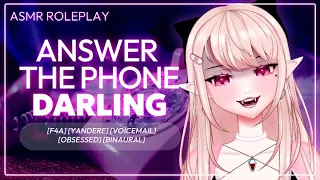 Obsessed Yandere Leaves You A Voicemail ♡ [ASMR RP] [F4A] [British Accent] [Stalker]