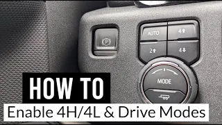 How to Enable 4HI/4LO and Drive Modes | 2023 Chevy Silverado ZR2 Bison