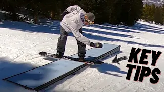 How to Frontside Boardslide on a Snowboard