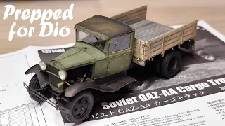 1/35 Soviet GAZ-AA Prepped for Upcoming Diorama “Happy Warrior”