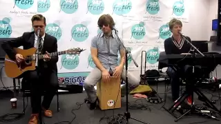 Hanson Singing "Never Been To Spain" at 94.7 Fresh FM's Desktop Concert