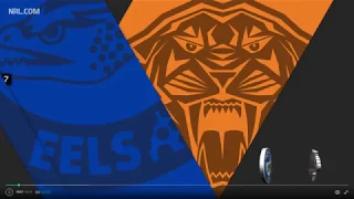 Eels v Wests Tigers Round 7, 2017 Highlights