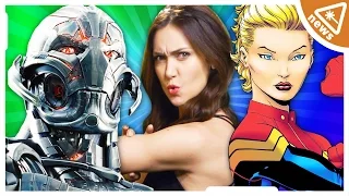 Is Captain Marvel really in AVENGERS 2? Rumor debunked! (Nerdist News w/ Jessica Chobot)