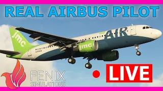 Real Airbus Pilot Flies the Fenix A320 Live! Bristol to Zakynthos MSFS