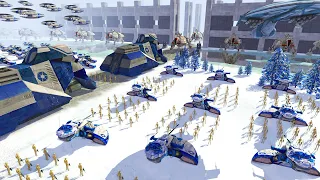 Republic CITY WALLS Under Siege by General Grievous! - Men of War: Star Wars Mod