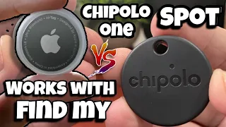 CHIPOLO ONE SPOT vs. APPLE AIRTAG - in depth review and comparison