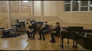 Васьковский Леонид тромбон.Brass trio Minuet A-moll Henry Persel.Преп.Велицкая Э.В.