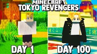 I Played Tokyo Revengers Minecraft For 100 DAYS... This is What Happened