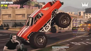 Реакция Диктора на: TOP 100 BEST GTA 5 WINS EVER! (Funny Moments Grand Theft Auto V Compilation)