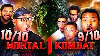 THESE HAD US CRYING LOL!!! | REACTING TO ALL MORTAL KOMBAT 1 FATALITIES