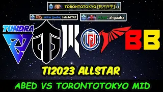 ABED vs TORONTOTOKYO Invoker mid Battle #TI12 ALLSTAR 10912 MMR AVG