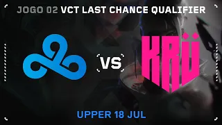 Cloud9 x KRÜ Esports (Mapa 2: Pearl) | VALORANT Last Chance Qualifier Americas