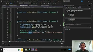 Vídeo 06: Projeto Ponto com interface gráfica no visual studio e C#