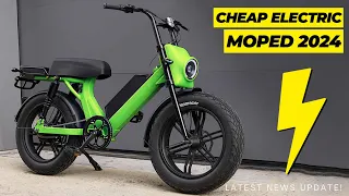 6 Cheapest All-Electric Moped eBikes for 2024 (Pricing Overview for Buyers)