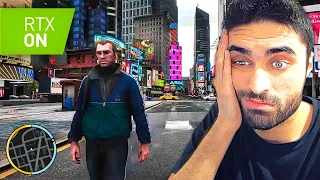 GTA 4 REMASTERED GAMEPLAY MOD is Crazy 😵 ( Mind Blowing Graphics ) - GTA 4 Remaster Mod