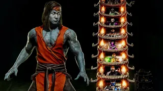 Champion Klassic Tower Black Lotus Liu Kang | Very Hard | Mortal Kombat 11 - No Commentary